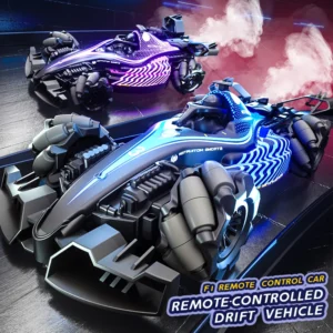 JJRC Drift RC Car With Led Lights Music 2.4G Watch Gesture Radio Remote Control Spray Stunt Car 4WD Electric Children Toys